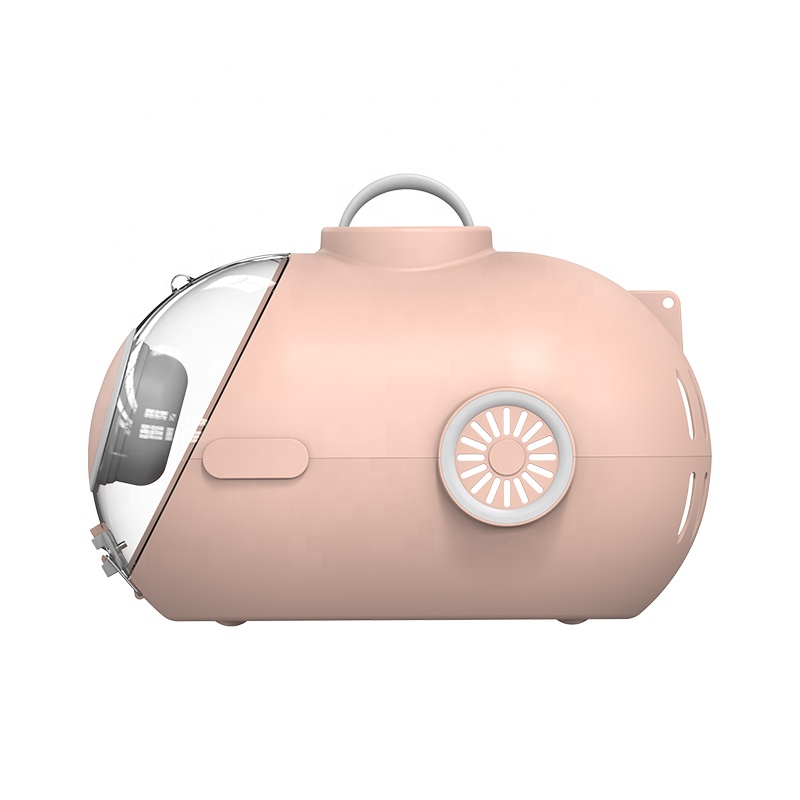 Pink Pet Dog Trolley Backpack Portable Outdoor Cat Dog Carrier Bag Travel Wheeling Suitcase For Pet Travel Case