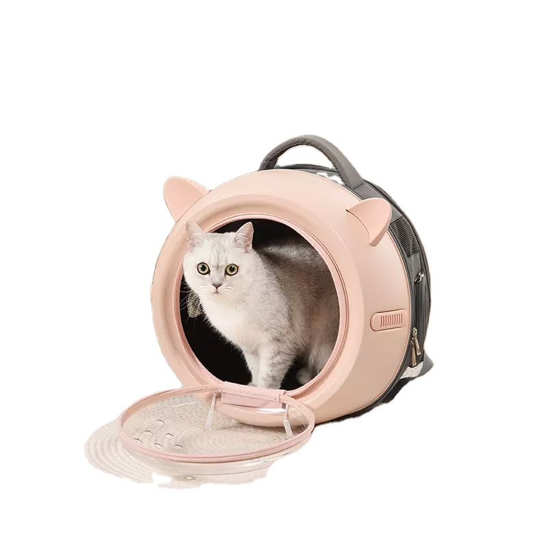 Portable Pet Houses Rounded Pet Travel And Carrier Cages Pet Carriers For Cat