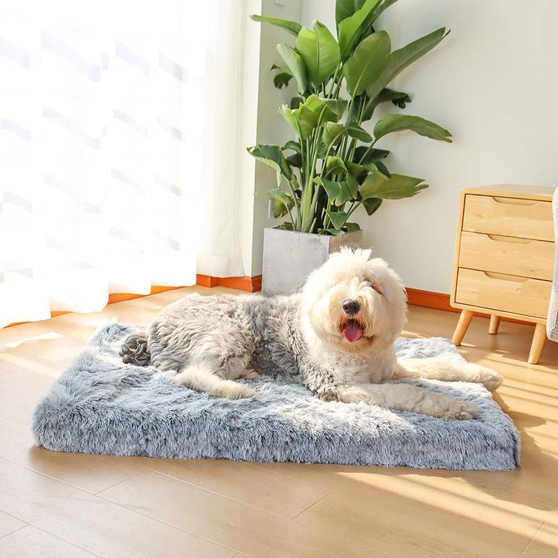 Manufacturer Wholesale Memory Foam Warm Plush Dog Cushion Bed