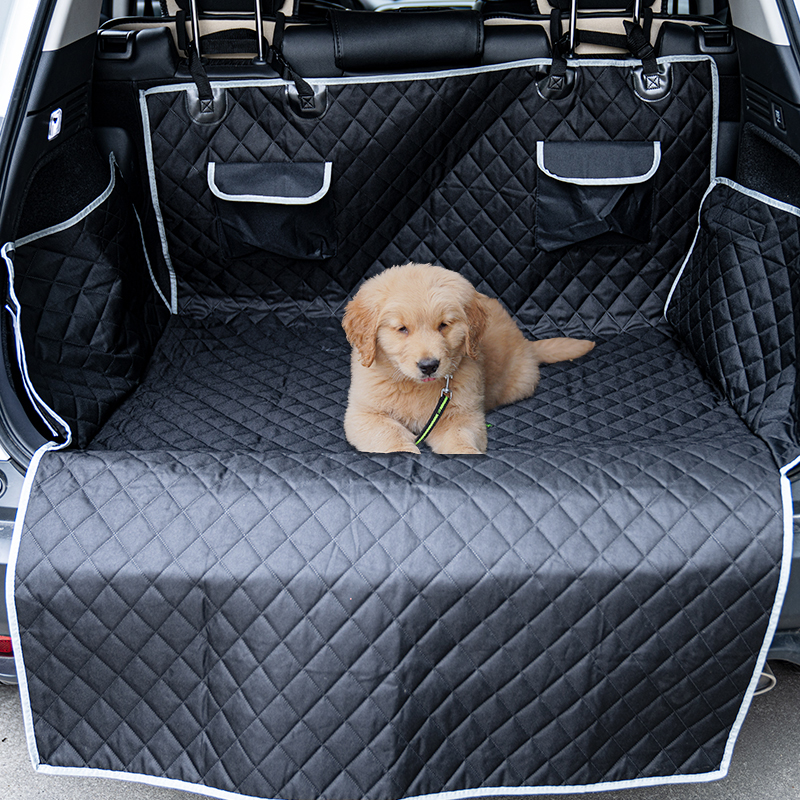 Manufacturer Wholesale Oxford Waterproof Foldable Carrier Dog Pet Car Trunk Seat Cover