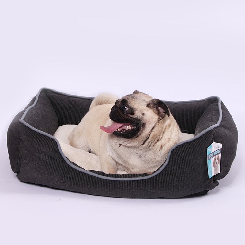 Manufacturer Wholesale Luxury Oxford Cheap Dog Short Plush Bed