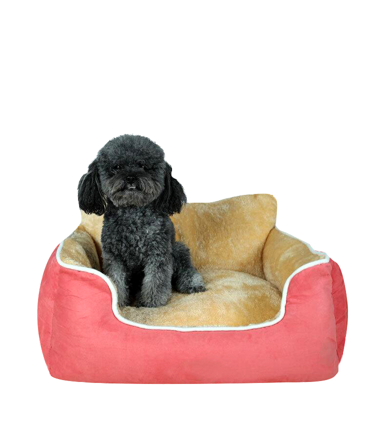 Manufacturer Wholesale Soft Luxury Suede Short Plush Pet Dog Sofa Bed