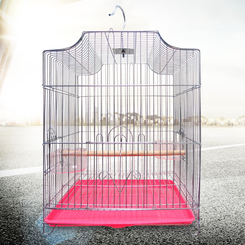 Manufacturer Wholesale Stainless Steel Stocked Large Bird Cage