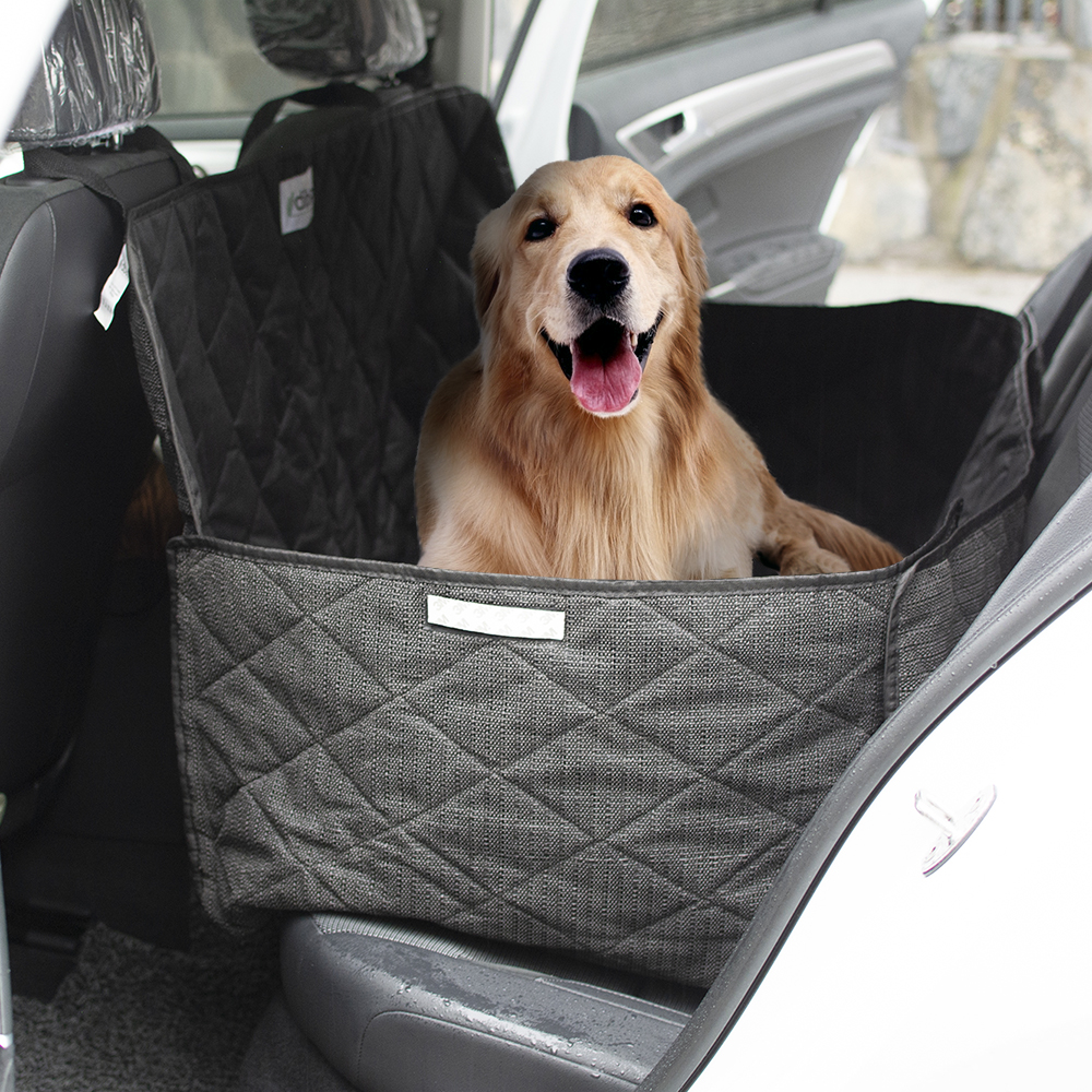 Wholesale Manufacturer Large Black Waterproof Foldable Washable Carrier Pet Dog Car Seat Cover