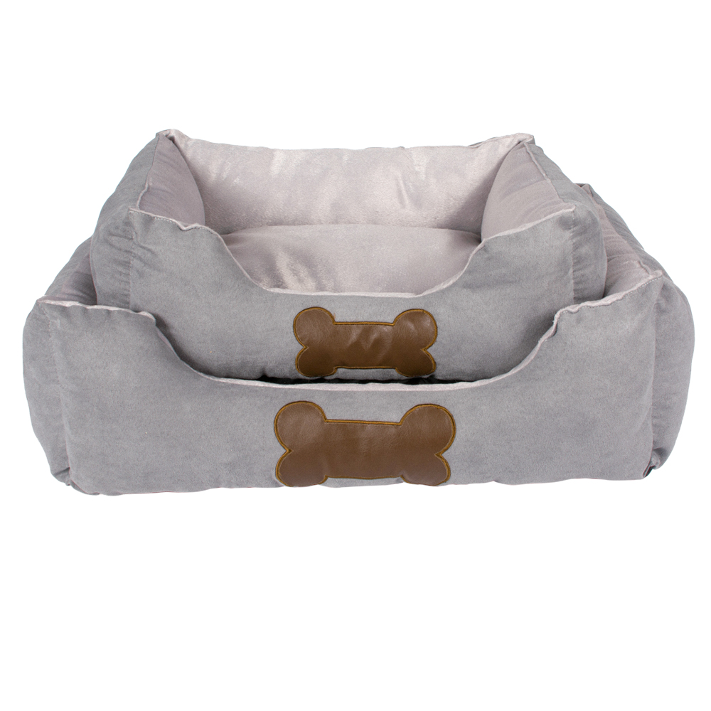 Grey Plush Cheap Soft China Dog Sofa