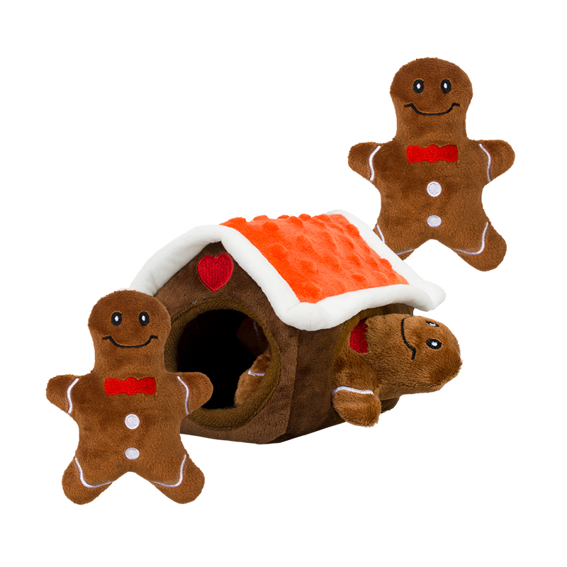 Manufacturer Wholesale Christmas Plush Dog Three Toys Set