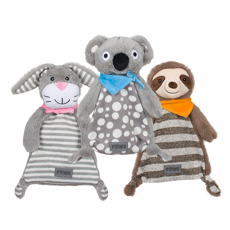 Wholesale Manufacturer Bear Rabbit Grey Brown Dog Plush Toys Cute Design