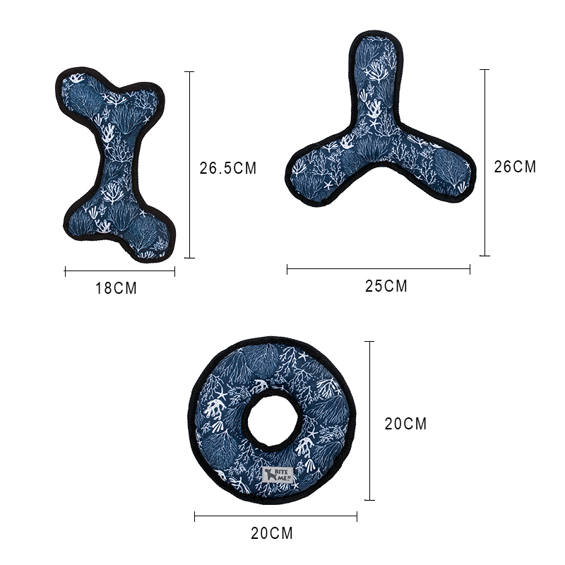 Manufacturer Wholesale Blue Dog Toys Rpet Eco-friendly Material