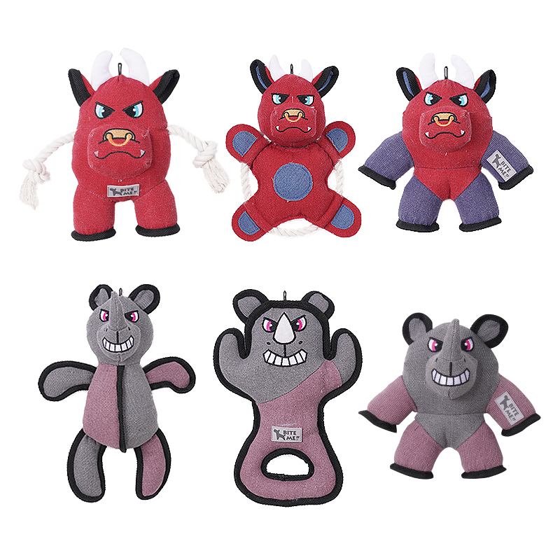 Manufacturer Wholesale Canvas Hard Pp Cotton Dog Stuffed Toys