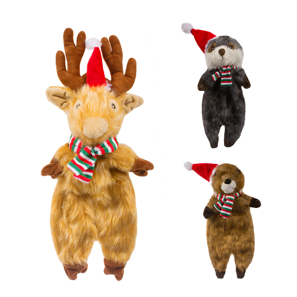 Wholesale Manufacturer Cute Plush Stuffed Chew Indestructible Pet Dog Toys