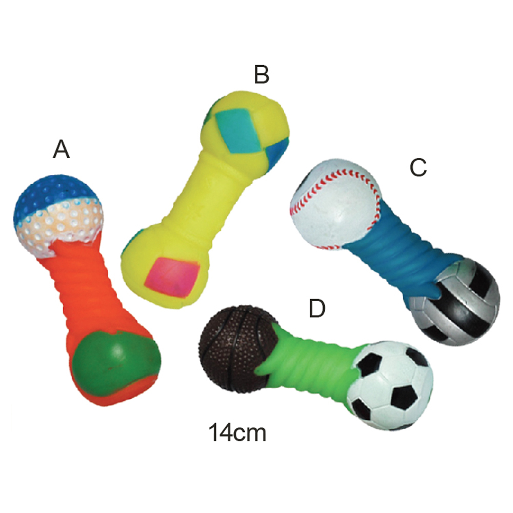 2017 New Design Interactive Squeaky Bone Shape Dog Toy