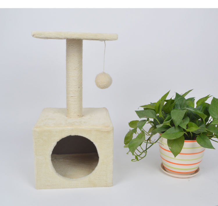 Manufacturer Wholesale Sisal Short Plush Simple Cat House