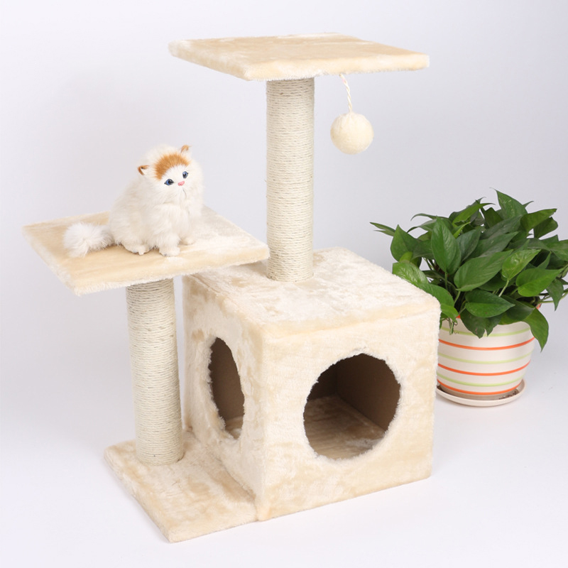 Manufacturer Wholesale Sisal Multi-color Cat Scratcher House