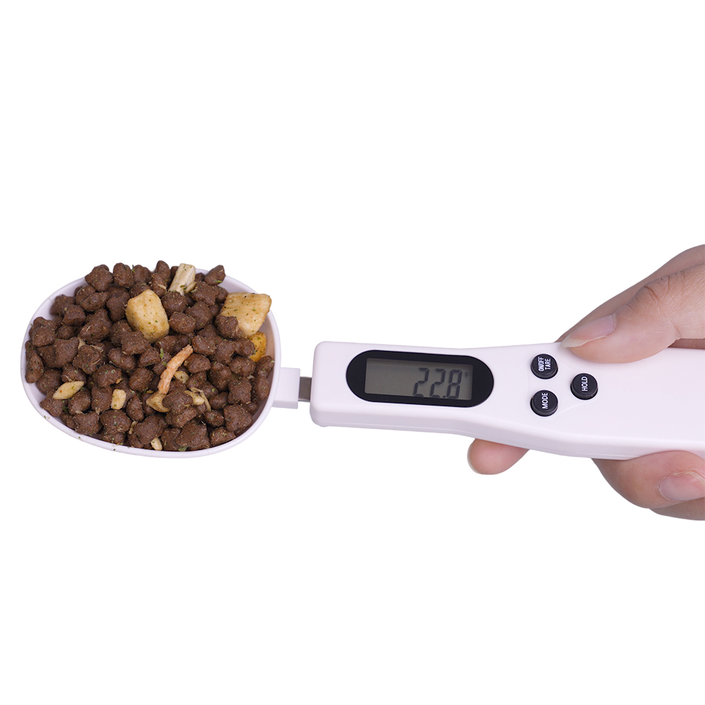 Manufacturer Wholesale Battery Electronic Display Weight Cat Dog Food Scoop