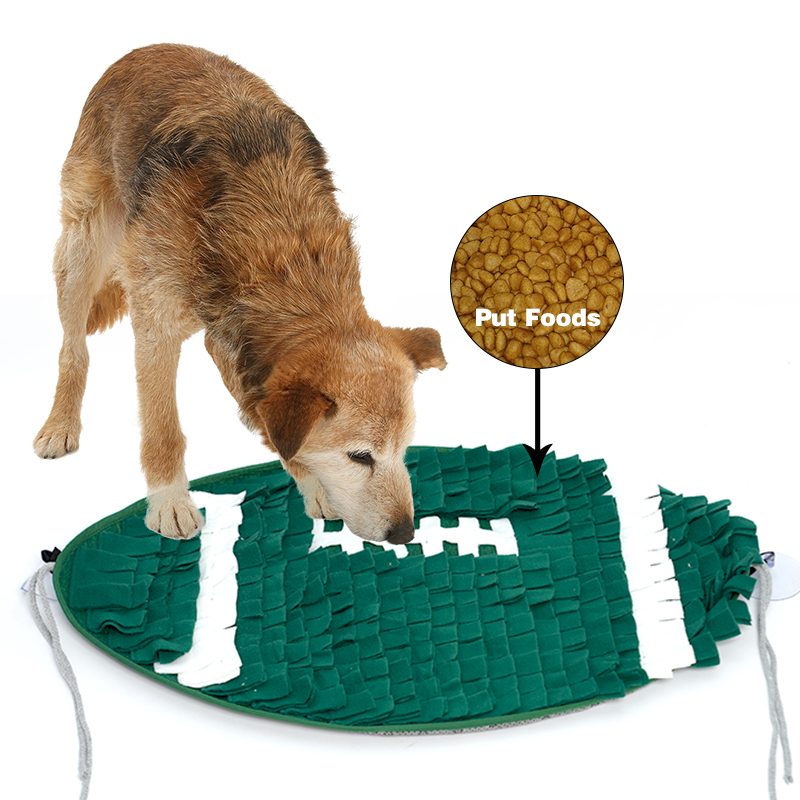 Manufacturer Wholesale Feeding Portable Dog Snuffle Mat Non Slip Fish Shape Design