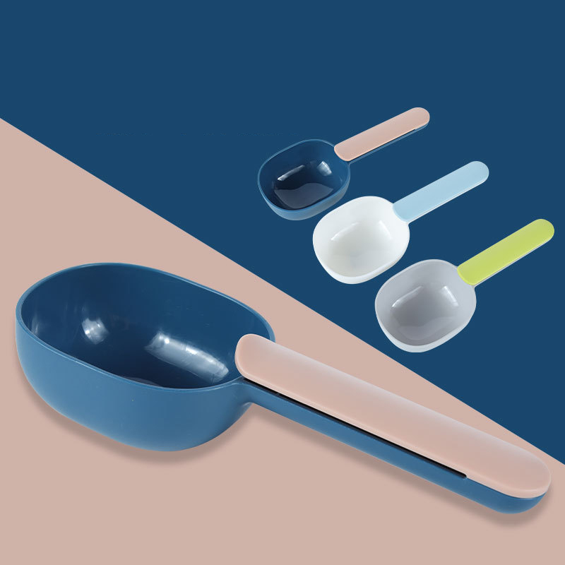 Manufacturer Wholesale Multi-functional Sealing Clip Cat Dog Food Scoop