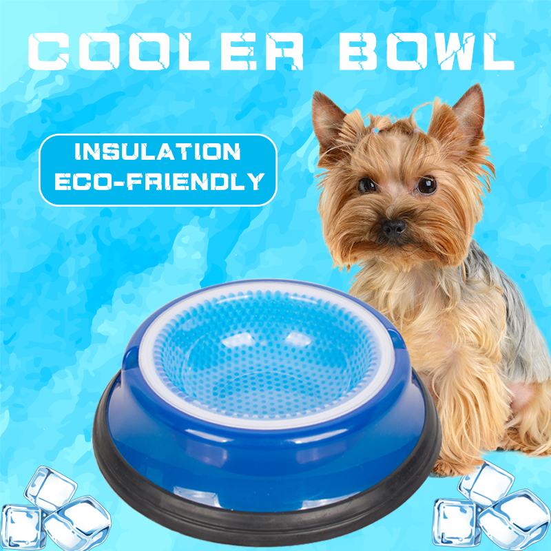 Manufacturer Wholesale Frosty Chilled Keep Cold Pet Dog Cooling Bowl