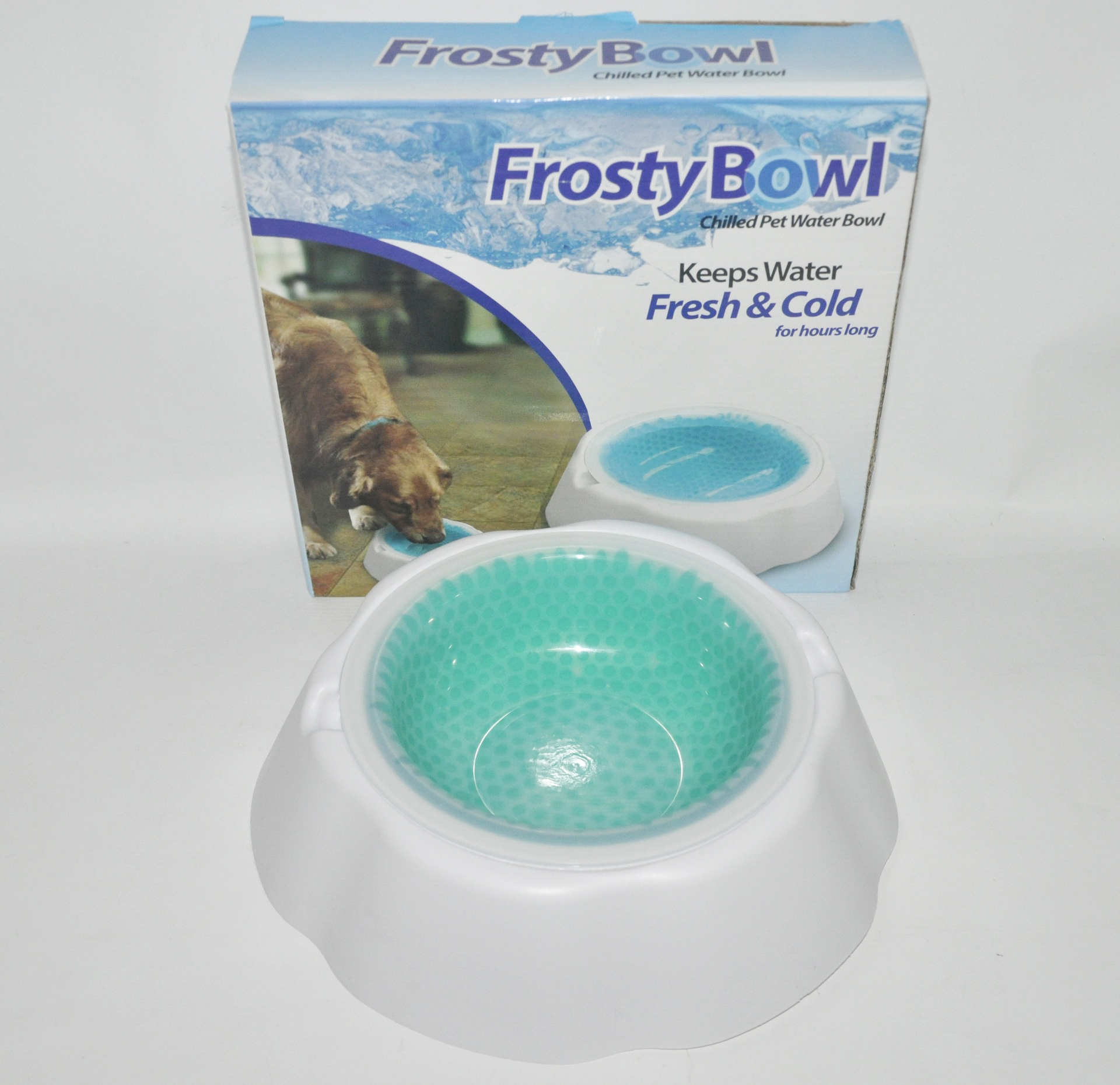 Manufacturer Wholesale Keep Cold Frosty Chilled Pet Dog Cooling Bowl