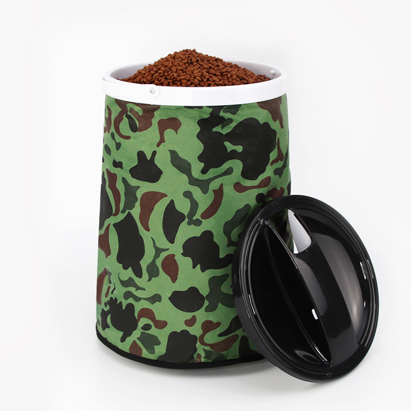 Manufacturer Wholesale Foldable Carrier Outdoor Portable Oxford Cloth Cat Dog Pet Food Container