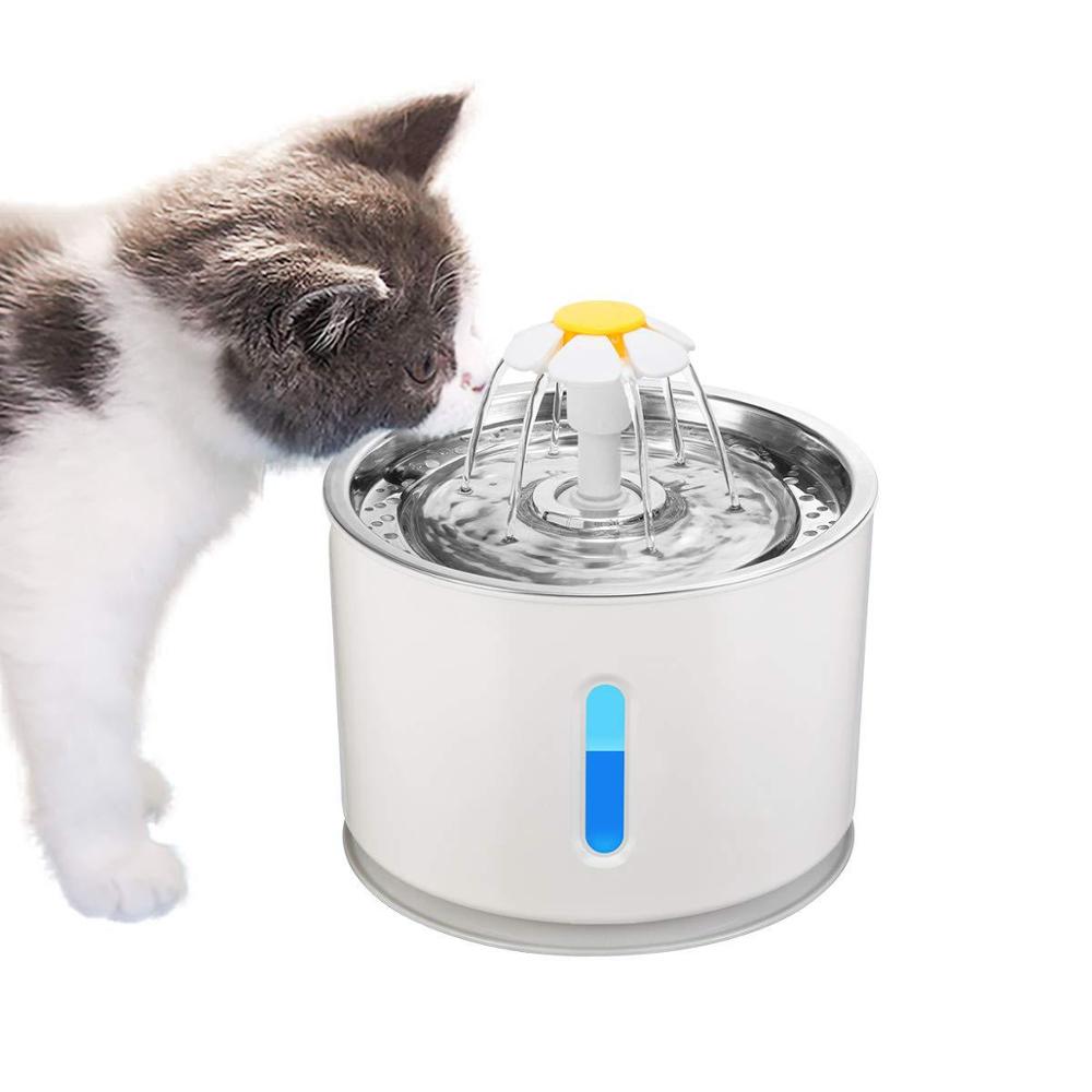 Manufacturer Wholesale Automatic Drinking Led Cat Dog Pet Water Fountain