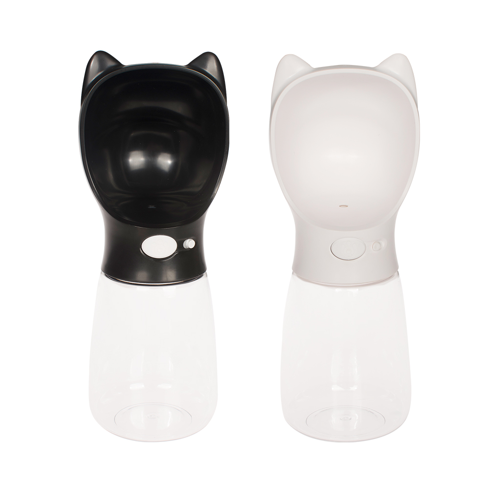 Wholesale Manufacturer Travel Portable Carrier Pet Dog Water Bottle White Black