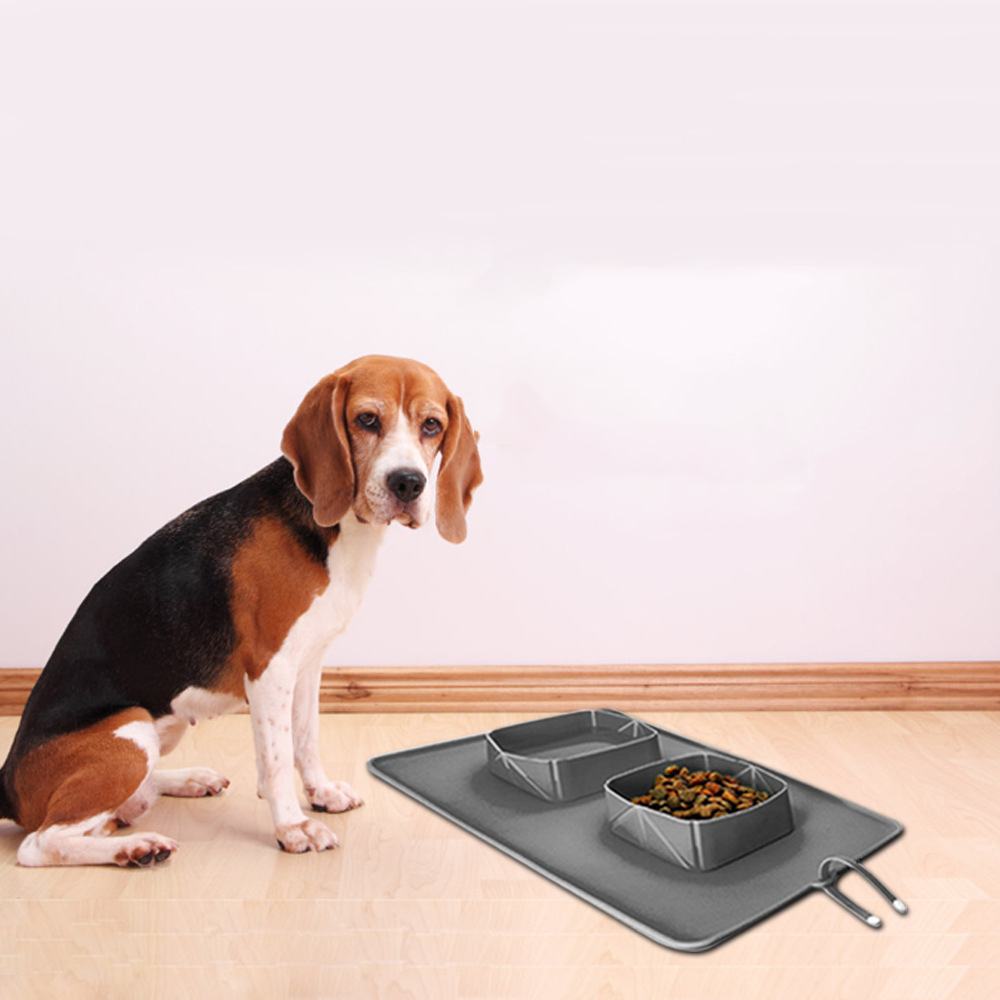 Wholesale Melamine Simple Portable Silicone Dog Pet Bowl