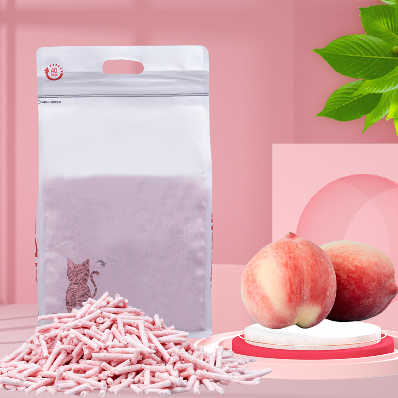 Manufacturer Wholesale Colorful Natural Plant Fibre Tofu Cat Litter
