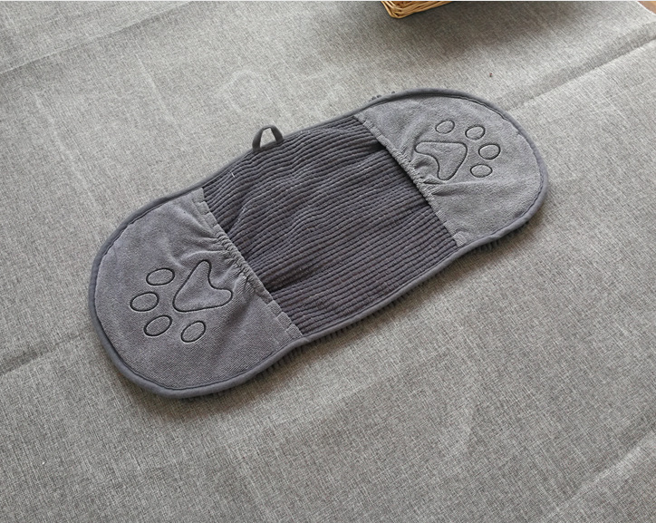 Manufacturer Wholesale Grey Bath Dog Drying Towel