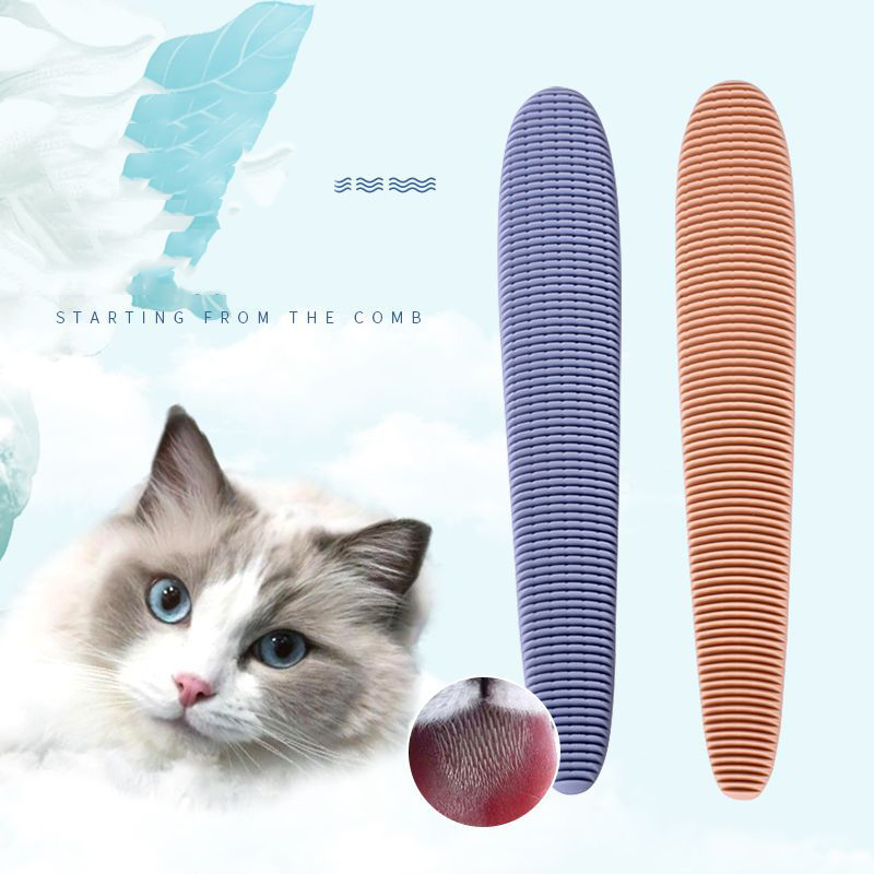 Manufacturer Wholesale Abs Pink Grey Cat Tongue Design Comb