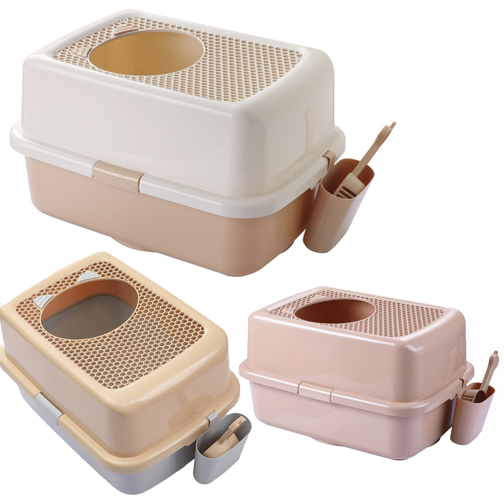 Wholesale Manufacturer Custom Logo Automatically Easy Clean Pp Material Plastic Scoop Included Cat Litter Box