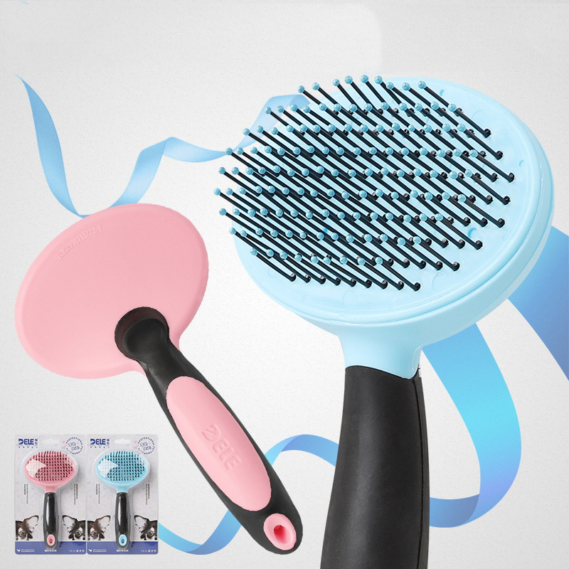 Hot Sales Dog Hair Removal Comb Pink Blue
