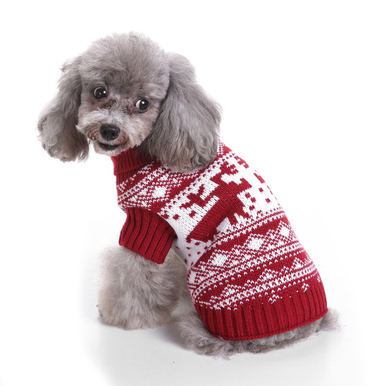 Manufacturer Wholesale Warm Winter Christmas Dog Sweater