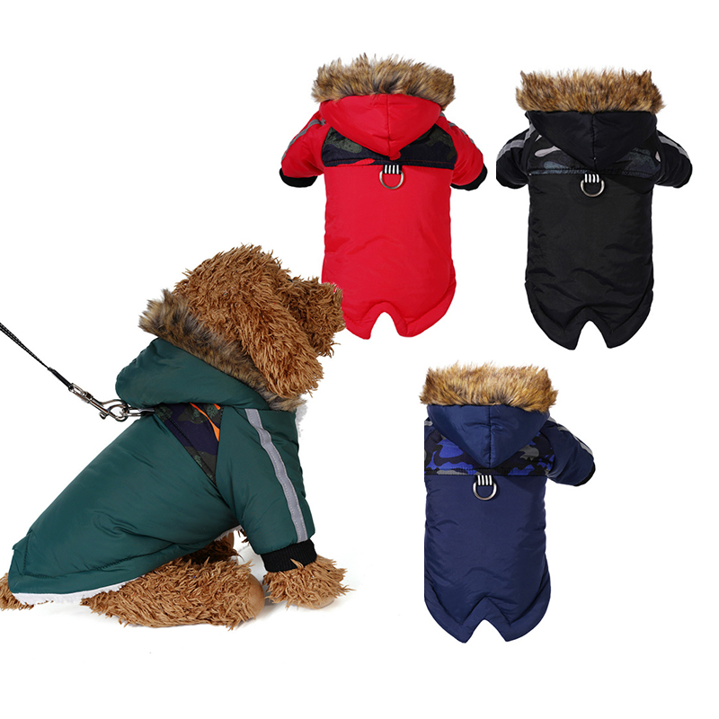 Manufacturer Wholesale Warm Green Red Blue Black Dog Coat Winter