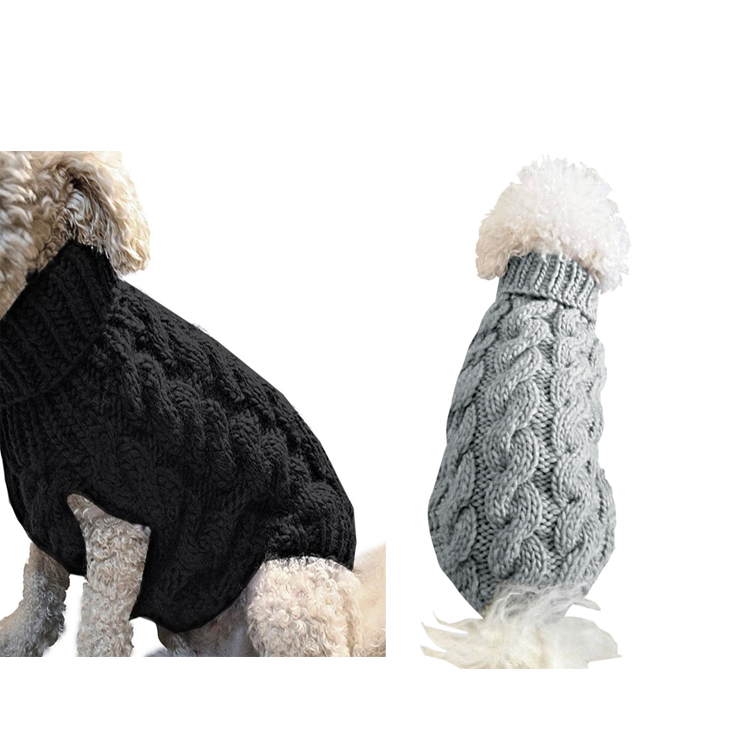 Manufacturer Wholesale Multi-colors Warm Soft Pet Dog Sweater Winter