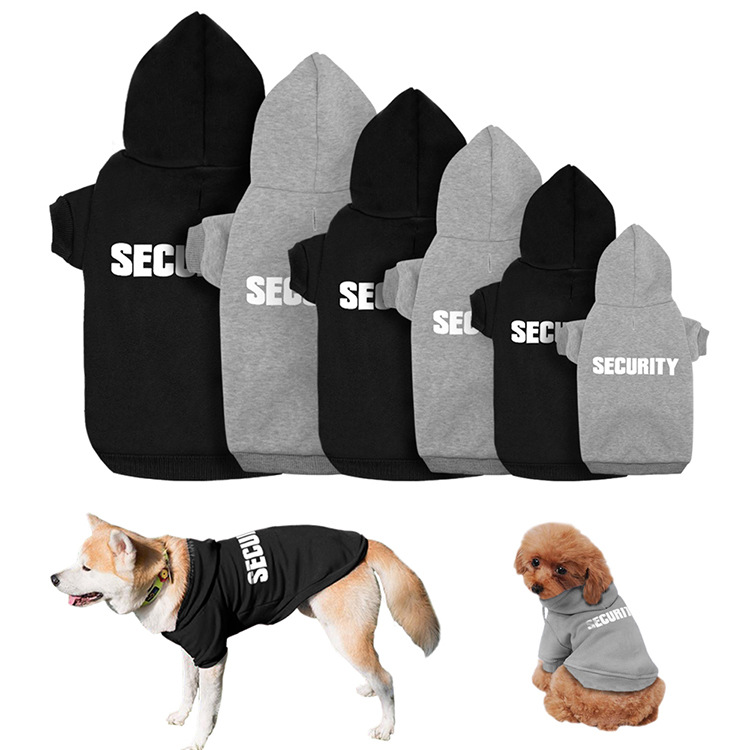 Manufacturer Wholesale Oem Custom Logo Designer Black Grey Blank Pet Dog Hoodie