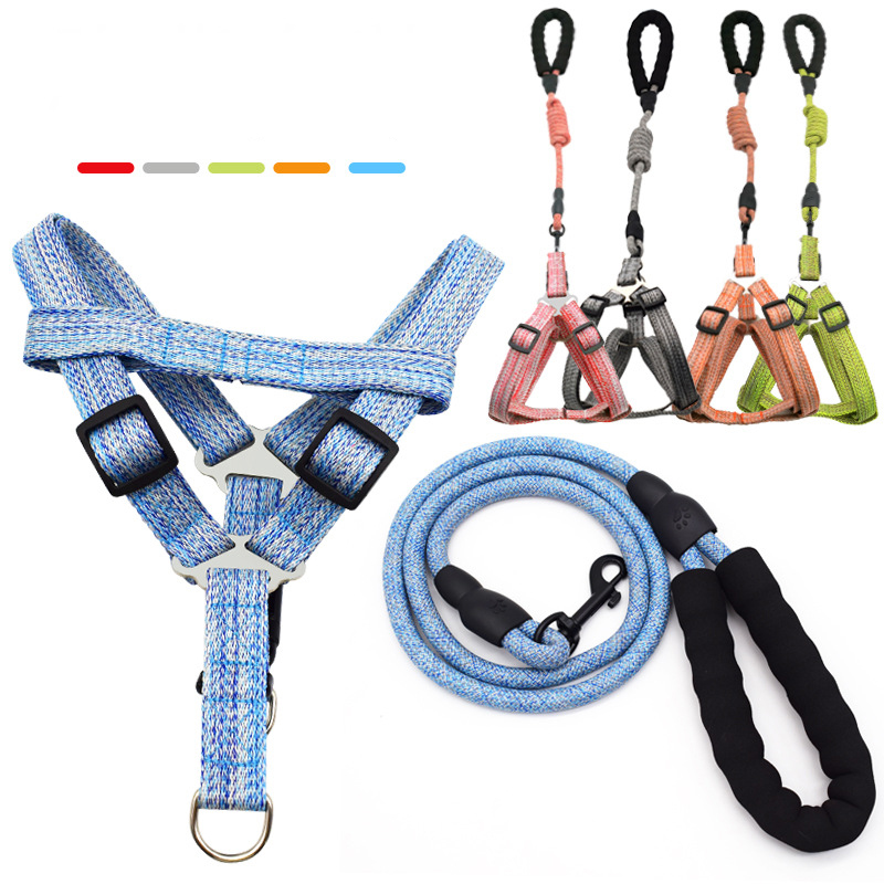 Manufacturer Wholesale Custom Logo Dog Harness With Leash Set
