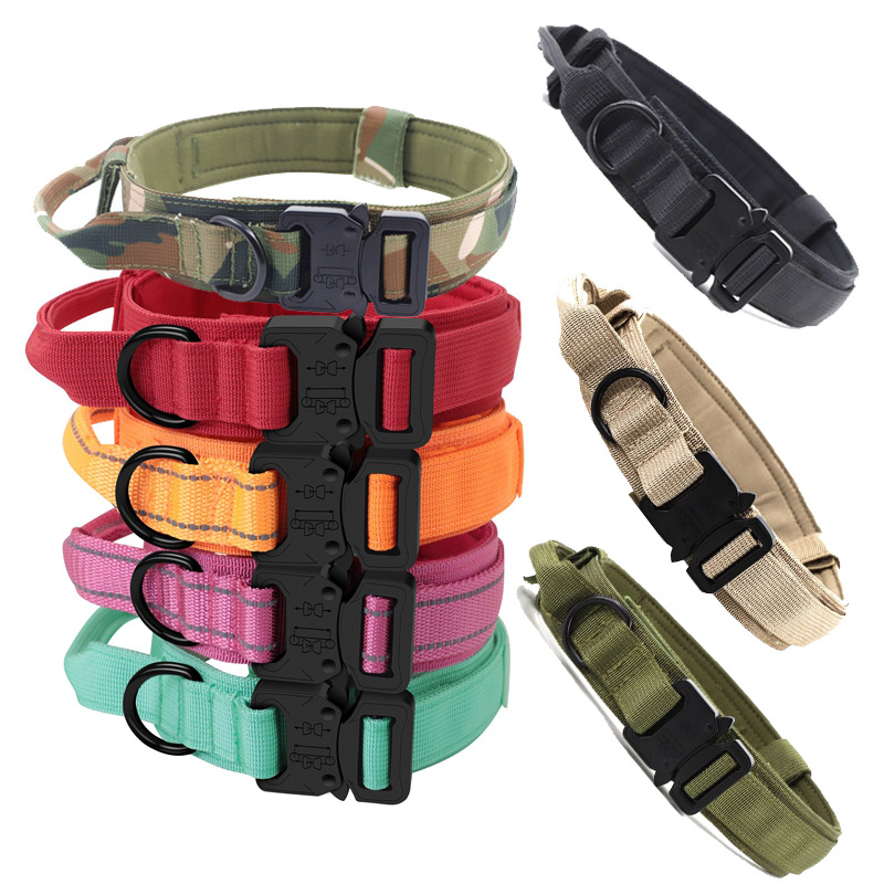 Manufacturer Wholesale Nylon Camouflage Dog Collar Medium Large