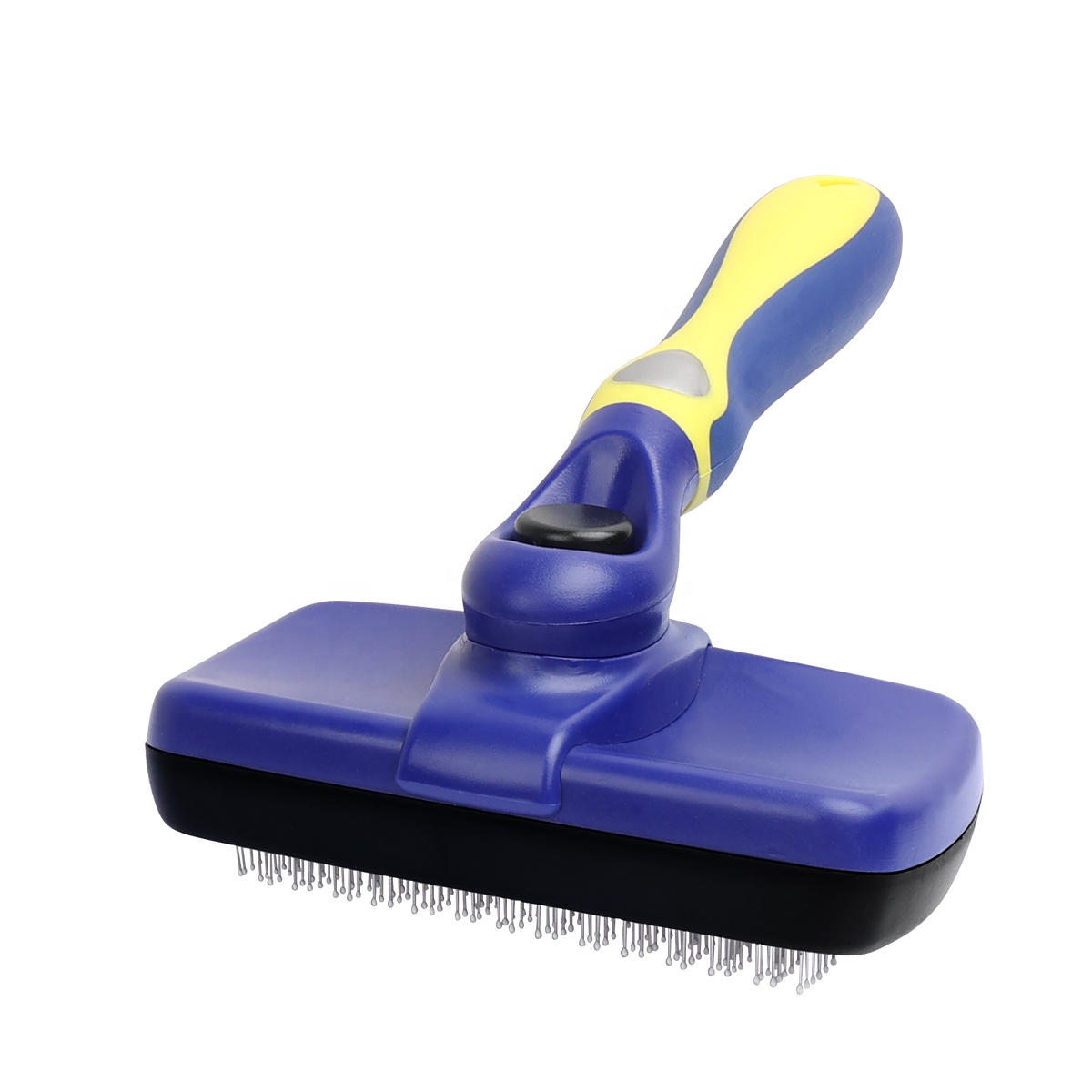 Factory Wholesale Custom Logo Self Cleaning Cat Cleaning Hair Brush Dog Pet Grooming Slicker Brush