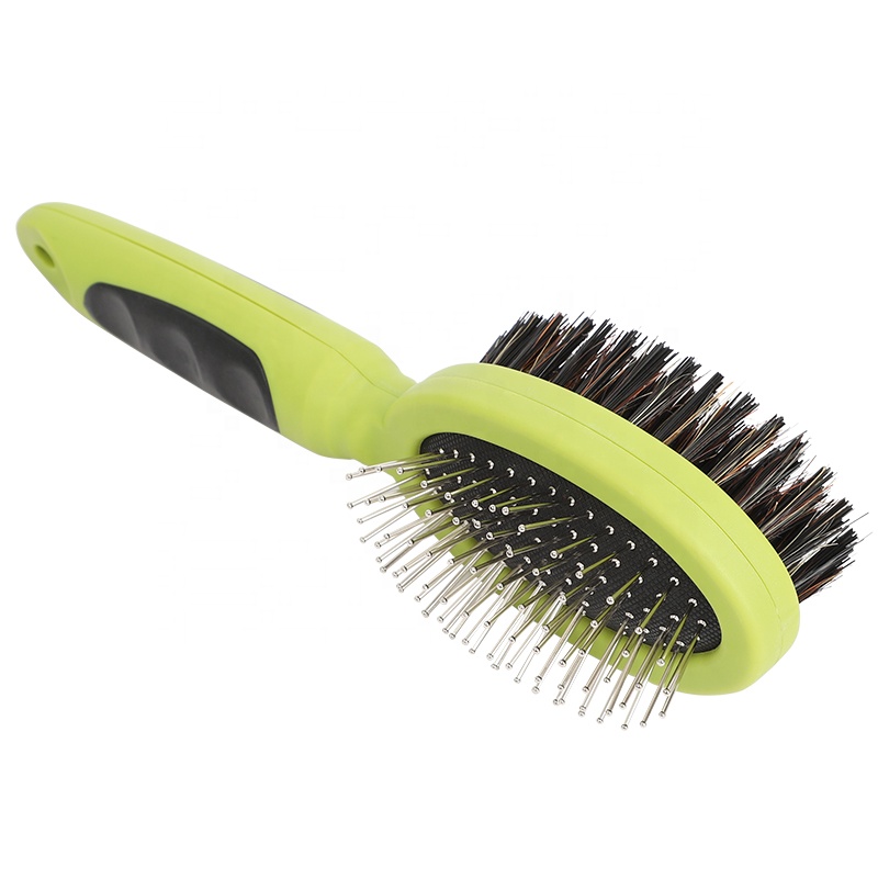 Factory Wholesale Single Double Sided Cat Pin Bristle Brush Pet Dog Massage Grooming Comb