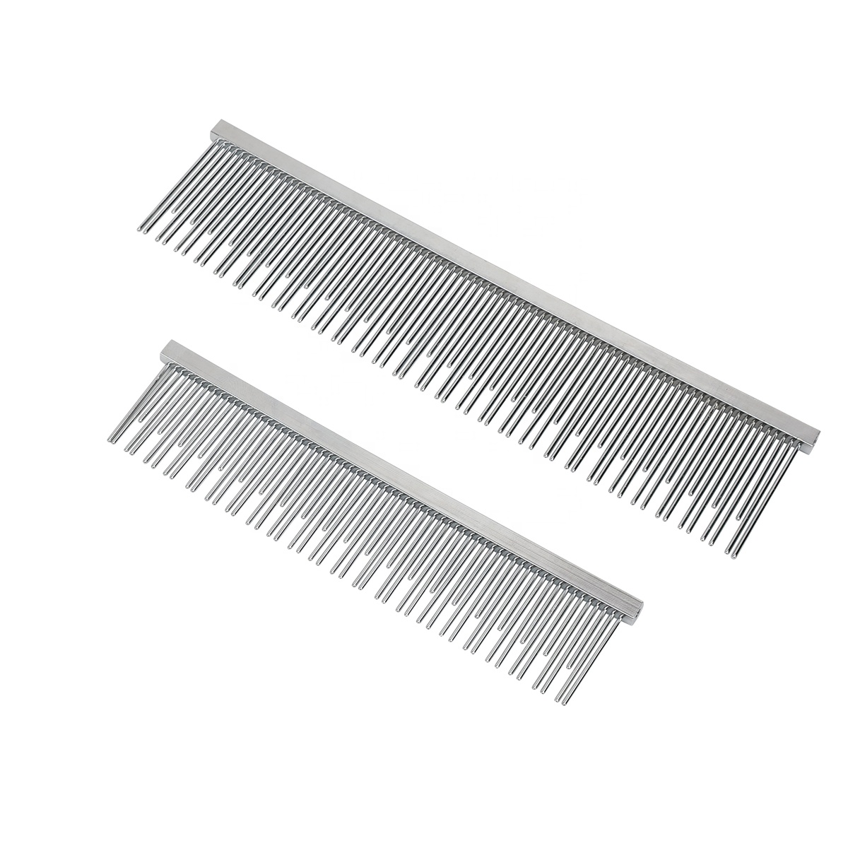 Factory Wholesale Stainless Steel Cat Pin Hair Comb Metal Dog Pet Grooming Comb