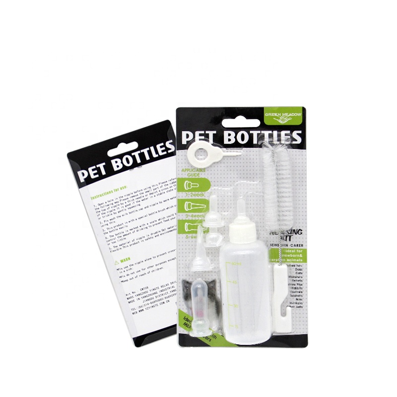 Factory Wholesale Low Moq Pet Dog Nursing Bottle Puppy Pet Cat Dog Feeding Bottle