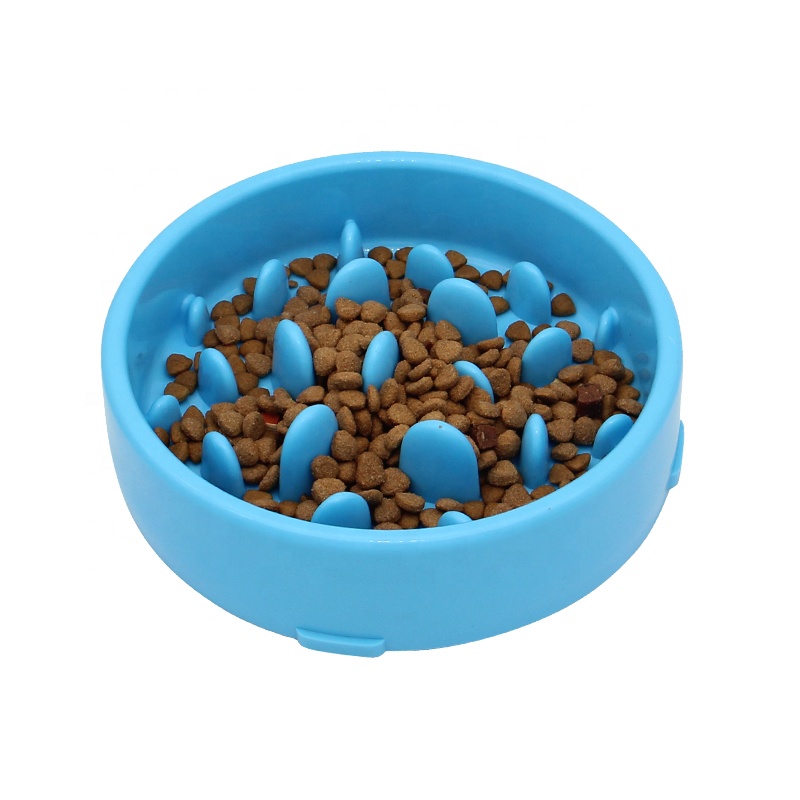 Factory Wholesale Low Moq Anti Slip Plastic Slow Feeder Pet Dog Food Bowl