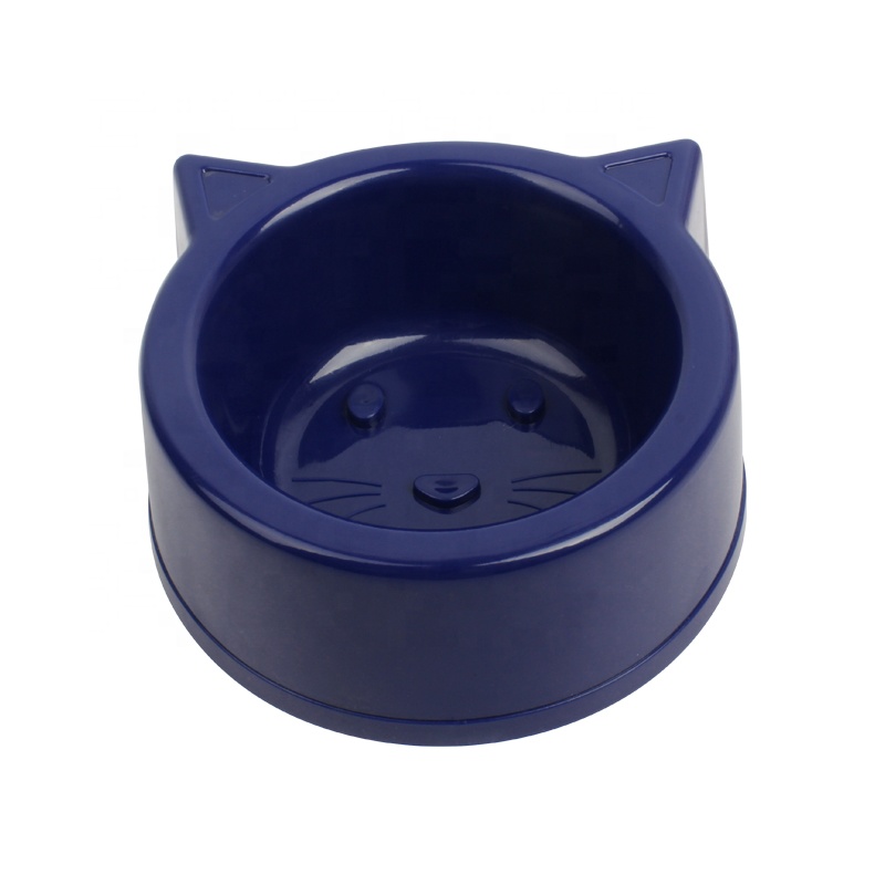 Factory Wholesale Cheap Plastic Cat Water Feeder Bowl Cat Shaped Food Bowl