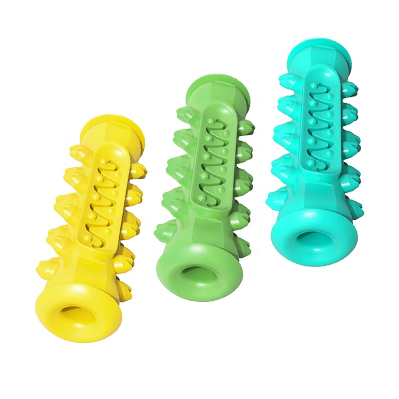 Factory Wholesale Rubber Dog Molar Rod Floating Pet Teeth Cleaning Toy Interactive Dog Toothbrush Chew Toy