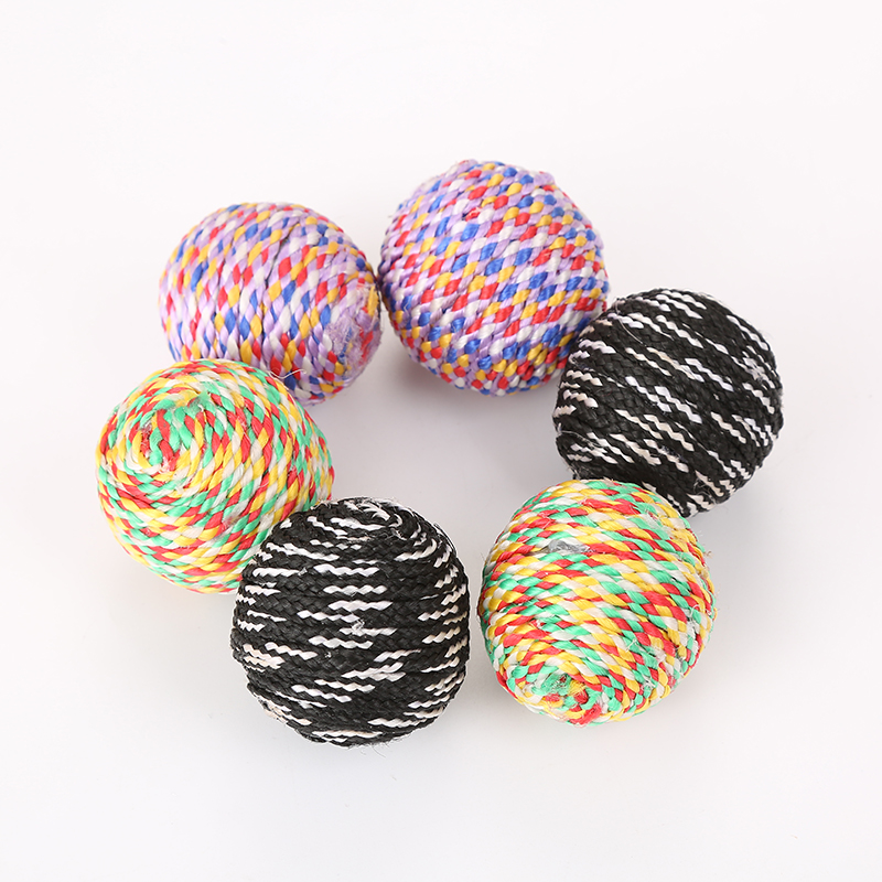Wholesale Assorted Color Sound Cat Scratcher Ball