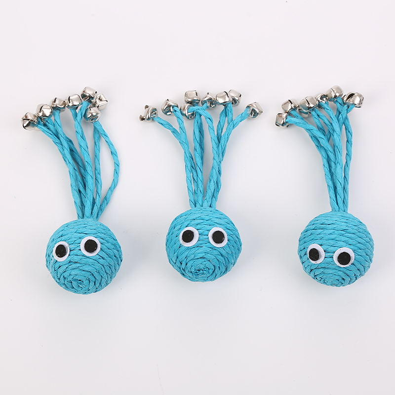 Wholesale New Design Octopus Cat Toy With Bell Toys For Cat Playing