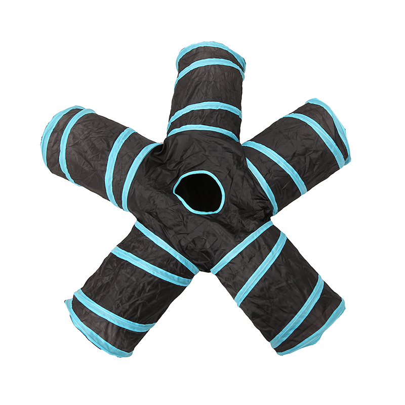 Wholesale 5 Way Pet Training Tot Cat Agility Play Tunnel Tube Kitty Cat Tunnel