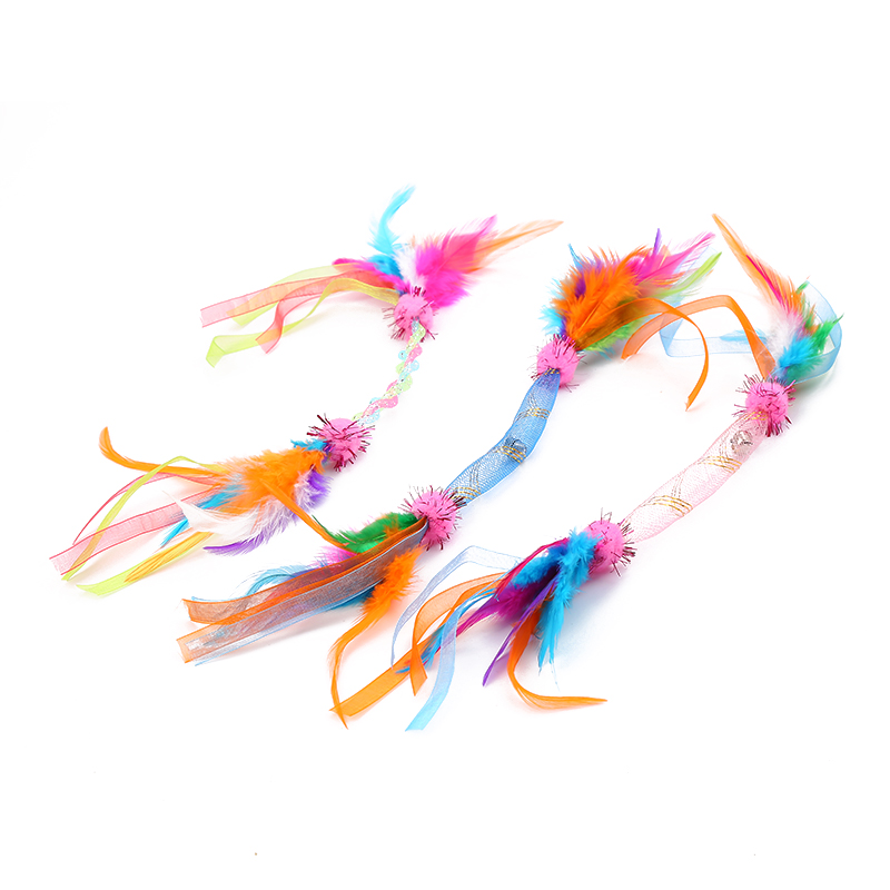 Newest Cat Products Soft Cat Toy Feather Cat Accessories