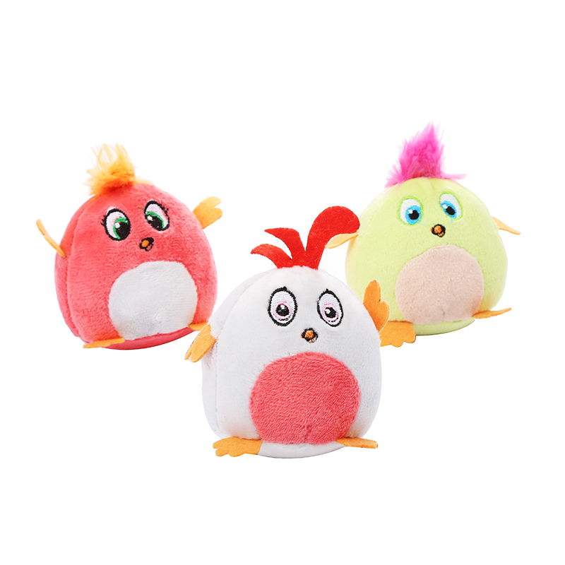 Wholesale Plush Vibrating Chicken Cat Toy Pull String Toy For Pet