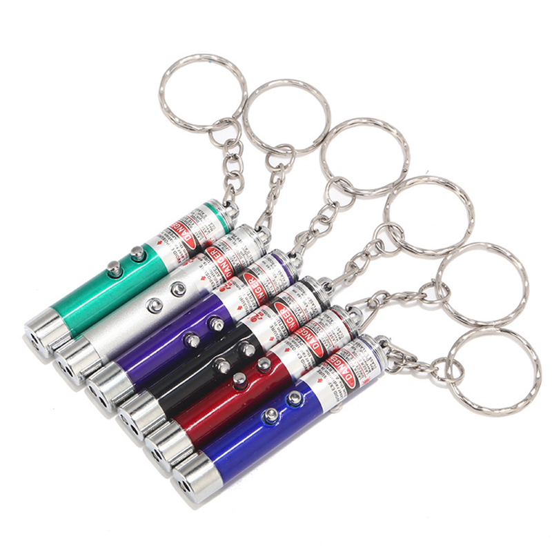 Led Light Torch Laser Pointer Cat Teaser Exerciser Cat Toy For Cats Interactive Toys Pet Toys Assorted 10pcs 1pc/blister+card